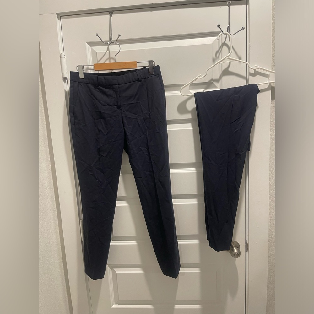 LOT OF 2 Theory Stretch virgin Wool Classic Crop Pant US 6 - Picture 2 of 9